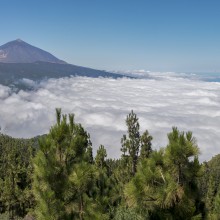 Tenerife Teide mer nuages